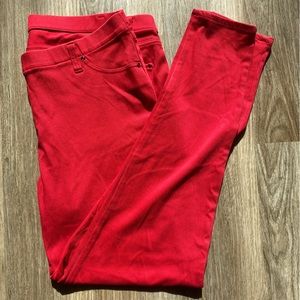 Faded Glory red jeggings